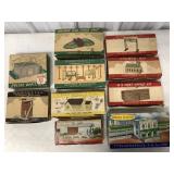 10 Plasticville villages and accessories