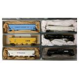 6 Athearn HO train cars