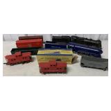 10 American Flyer train cars