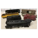 7 Lionel train cars