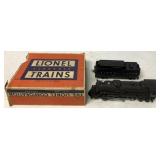 Lionel engine and tender in box