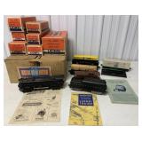 7 Lionel train cars