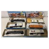 6 Athearn HO train cars