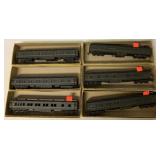 6 Athearn HO train cars