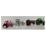 4- 1/64th scale loose tractors