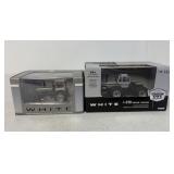 2 White 1:64 Scale Tractors in boxes