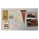 AGCO key ring; White pennant & ephemera