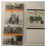1932 & 1935 Oliver Row Crop Tractor brochures