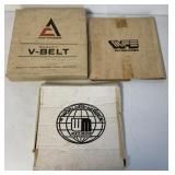 Allis-Chalmers & White empty belt boxes