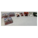 lot of mostly 1:64 scale tractors