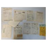 lot of mostly VA tractor company bill heads