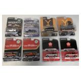8 Greenlight Die-cast truck blister packs