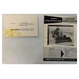 1954 Oliver Super 55 flyer & ARPS Dozer flyer