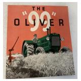 1937 Oliver "99" foldout brochure
