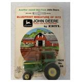 1/64 John Deere Blueprint miniature of 1972