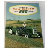 Oliver 3-Plow 550 Tractor brochure