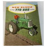 New Oliver 3-4 Plow 770/880 4-5 Plow brochure