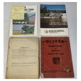 Oliver Operator Manuals, brochures and a White