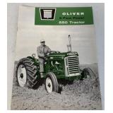 Oliver 3 Plow Power 550 Tractor brochure