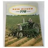 1959 Oliver 4-Plow 770 Tractor brochure