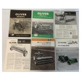 6 assorted Oliver Equipment brochures & flyers