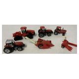 lot of 1:64 Case, Massey and International