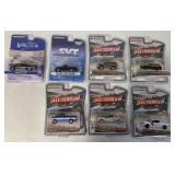 8 Greenlight Die-cast truck blister packs