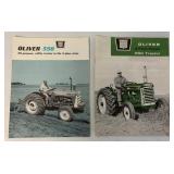 1961 & 1965 Oliver 550 Tractor brochures