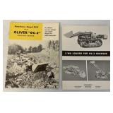 1953 Oliver "OC-3" brochure & 1955 loader flyer