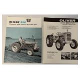 1962 Oliver 550 sheet + 1965 550 brochure