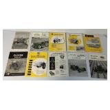 10 assorted Oliver brochures, flyers and ads