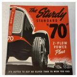 1941 Oliver Standard "70" brochure