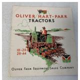 1937 Oliver Hart-Parr Tractors brochure