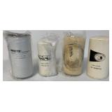 White filters and element