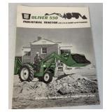 Oliver 550 Industrial Tractor brochure 1964