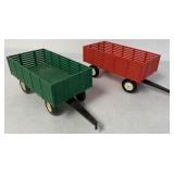 (2) Scale Models Plastic Wagons