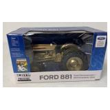 1/16 Ertl Ford 881 Gold Demonstrator Tractor in bo