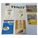Farm Equipment operator manuals, brochures,