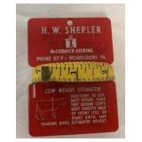 H. W. Shepler McCormick Deering measurer