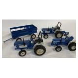 1/16 Ford 1920, 1920w/plow, 1710 and wagon