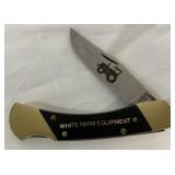 Coyote White Farm Equipment Pocket Knife