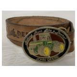 John Deere belt and buckle
