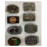 8 Tractor & Farming related belt buckles