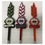 (3) Genesee Brew House Beer Tap Handles