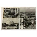 (4) Vintage Ford Rogue Plant/Globe Postcards