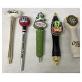(5) Genessee Beer Tap Handles