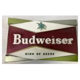Budweiser King of Beers advertising sign