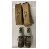2 Reliable #4 Spark Plugs w/ boxes