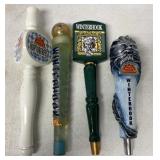 4 Red Hook beer tap handles