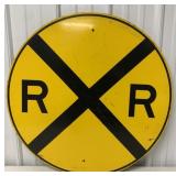 Metal R/R  Railroad SIgn